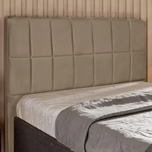 Cabeceira para Casal Tozatto Pérola 138cm com Tecido Veludo