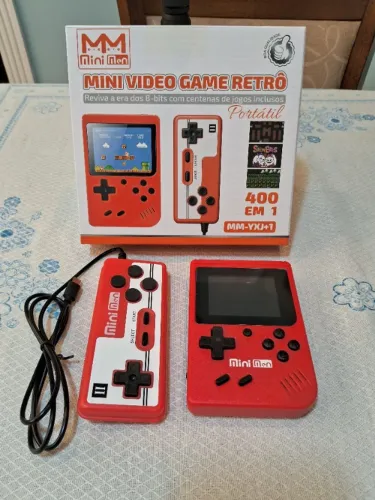 Mini Video Game Retrô Mini Men 400 jogos - Novo 