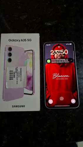 Galaxy A35 5g Rose 128gb novíssimo 