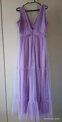 Vestido em Tule lavanda