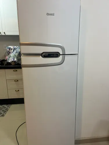 Geladeira Consul Frost Free Duplex 275 Litros Branca Com Prateleiras Altura Flex
