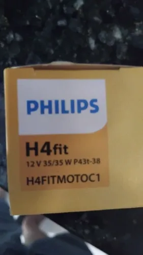 Lâmpada do farol de moto PHILIPS 