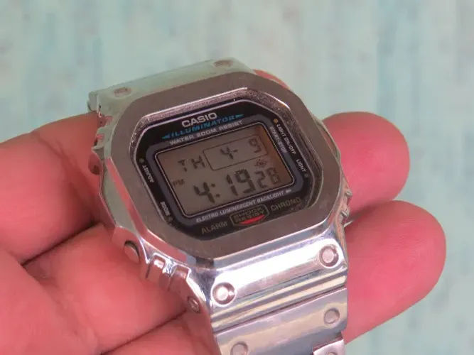 relogio casio gshock original bezel pulseira em aço