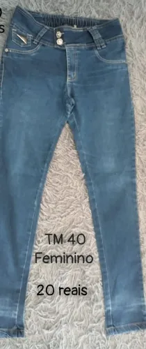 Lote de calças jeans feminina tamanhos 40