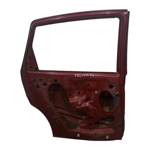 Porta Traseira Esquerda Ford Focus 2.0 16v 2001 A 2007 Traseira Esquerdo Vermelho