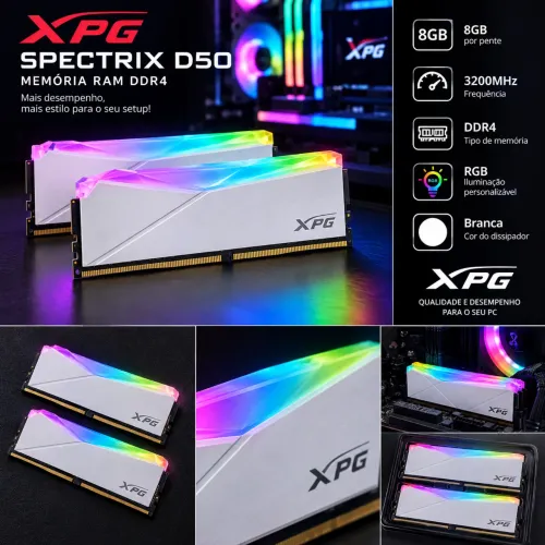 Memoria Ram Xpg Spectrix D50 Rgb 16gb Ddr4