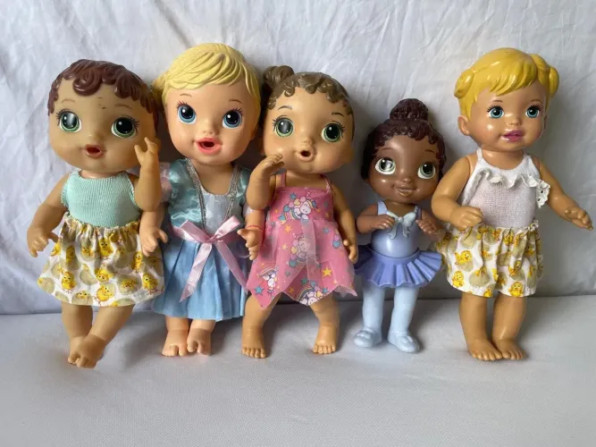 Lote de bonecas baby Alive usadas