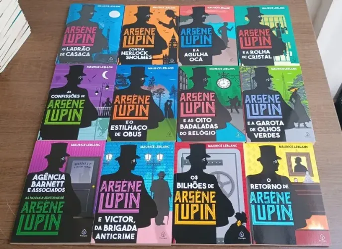 Coleção Arsen Lupin completa e reembalada, Maurice LeBlanc