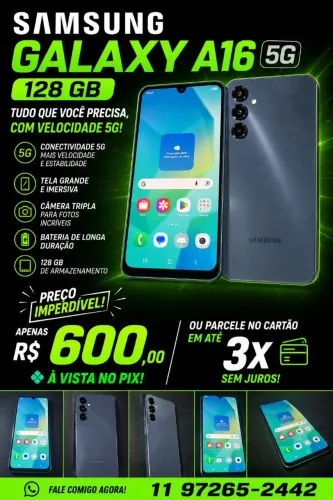 ? Samsung Galaxy A16 5G 128GB Semi Novo
