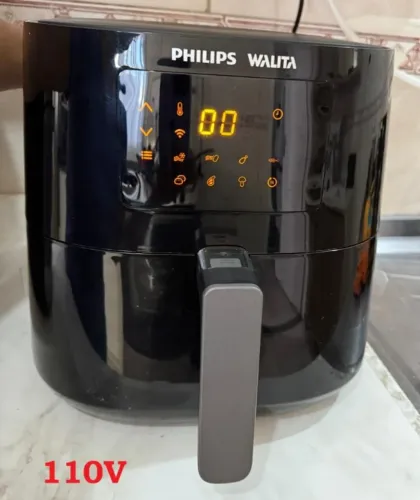 Fritadeira Airfryer Xl Conectada Philips Walita Preta Ri9280 110V