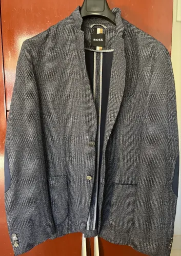 Blazer HUGO BOSS em tecido micro-padronizado