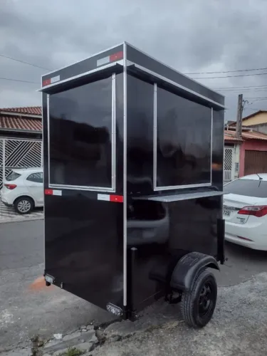 Aluguel Carretinha Food Truck 2,0m x 1,2m - Reboques Postali | Pronta para Uso!