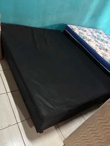 Base cama box casal