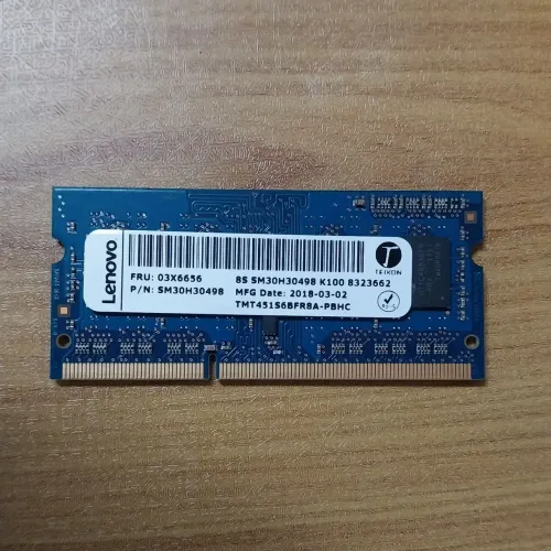 Memoria ram de notebook 4gb Ddr3 1600mhz