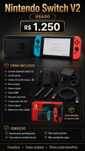 NINTENDO switch V2
