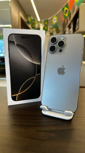 iPhone 16 Pro Max 256gb Natural Seminovo / Loja Física 