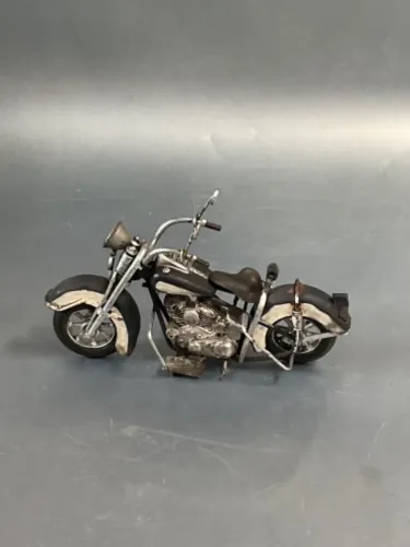 Miniatura Moto Metal Retro Vintage Decoração Motocicleta