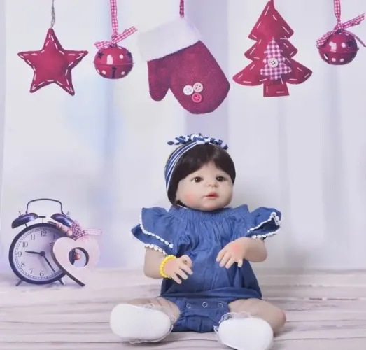 Boneca Realista Reborn Silicone Sofia