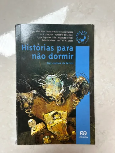 Livro Histórias para não dormir