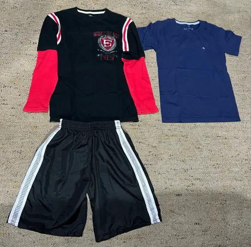 Lote 3 peças roupas menino 10 a 12 anos