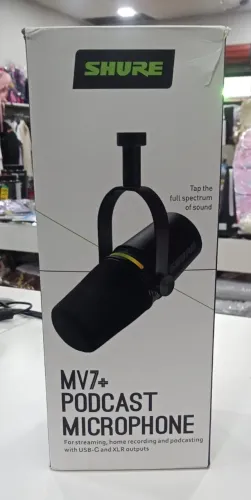 ? MICROFONE SHURE MV7+ PODCAST