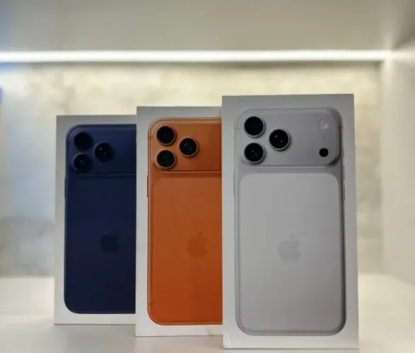 iPhone 17 Pro Max 256GB R$7.499,00 (Laranja) PARCELAMOS ATE 18X COM JUROS