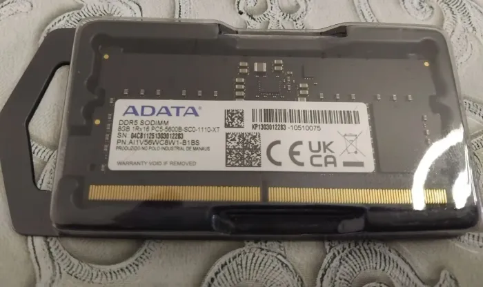 Memoria ram ddr5 8gb 5600 Adata