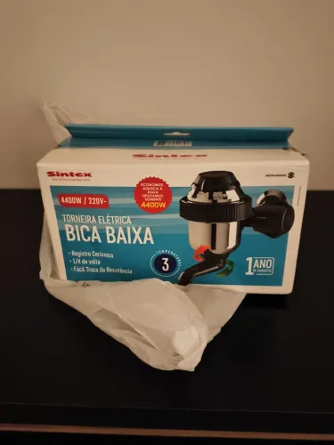 Torneira elétrica síntese sem uso