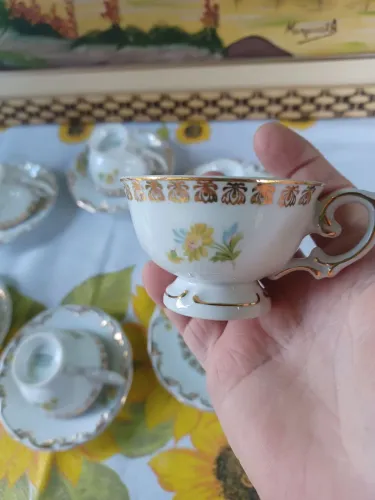 Xícaras de café porcelana Schmidt 