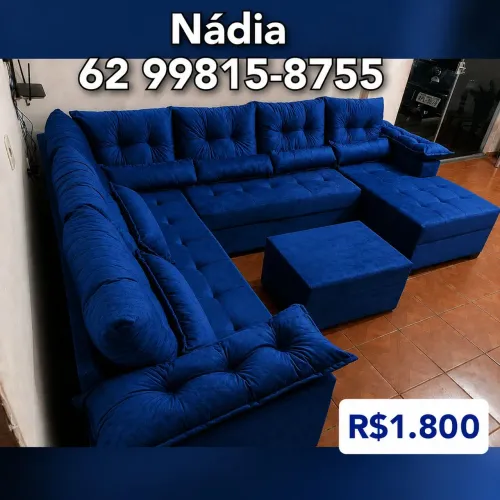 Sofá azul