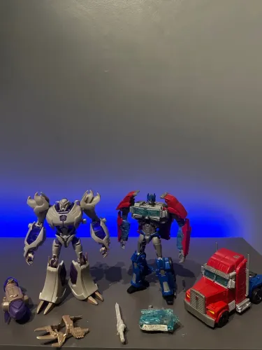 Transformers prime RID megatron e dois Optimus prime original