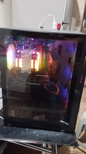 PC Gamer Completo Ryzen 5 5600X + Monitor ASrock 27" Ips+ Periféricos Mecânicos