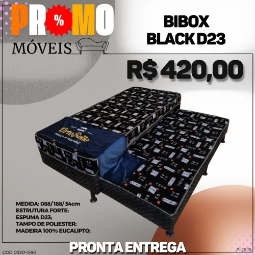 Cama Box com auxiliar - ENTREGA IMEDIATA