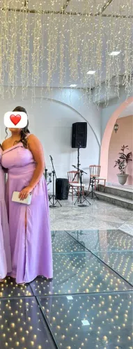 Vestido de festa lavanda