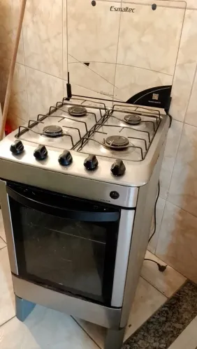 FOGÃO INOX 4 bocas