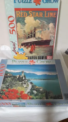 Quebra-cabeças Puzzle Grow 1000 E 500 Peças Leia Descrição