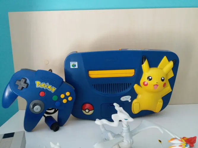 Nintendo 64 edição Pikachu raríssimo 