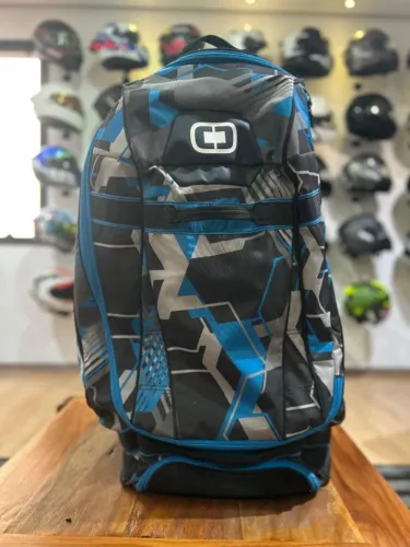 Mala Com Rodas Big Moutch Grande 100l Azul Preta Viagem