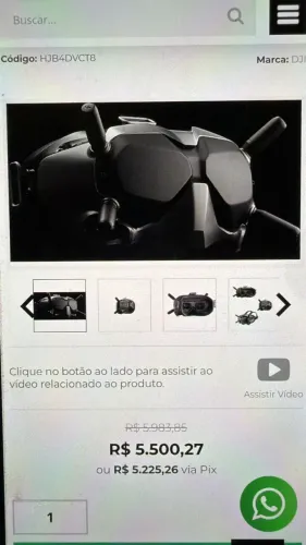 DRONE DJI FPV COMBO 140 km/hr em 4 segundos 9 96 52 81 02 zap