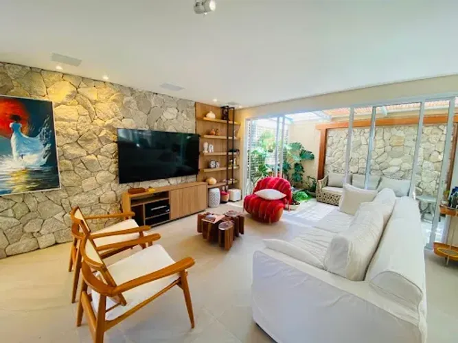 Casa com 5 suites a 100mts do mar | Locação de temporada - Praia de Juquehy - São Sebastiã
