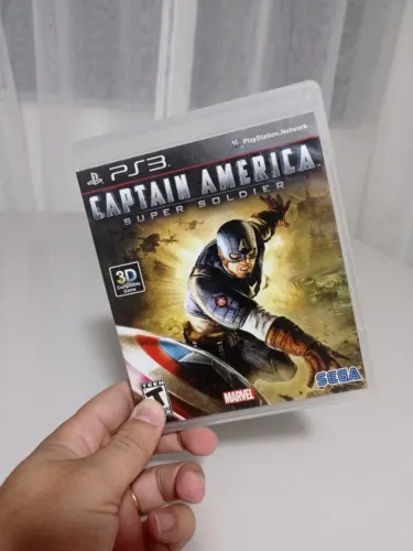 Captain America Super Soldier PS3 - Completo Com Manual
