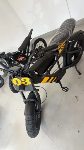Moto Elétrica / E-Bike Estilo Retrô (Até 60 km/h) - Nova/Seminova