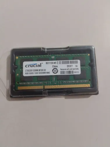 Memória Notebook DDR3 8GB Crucial