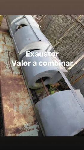 Exaustor Industrial Centrífugo - Valor a Combinar