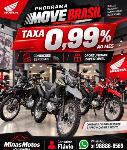 BROS 160 ABS MOVE BRASIL TAXA 0.99