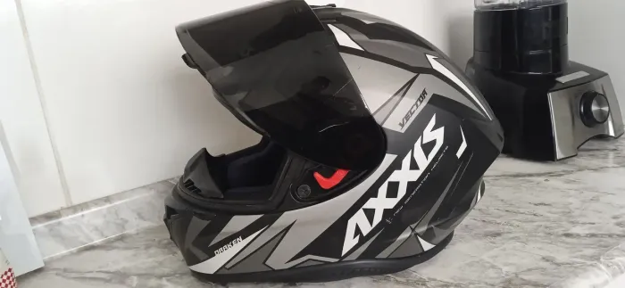 Capacete axxys Draken viseira fumê 59/60 tam