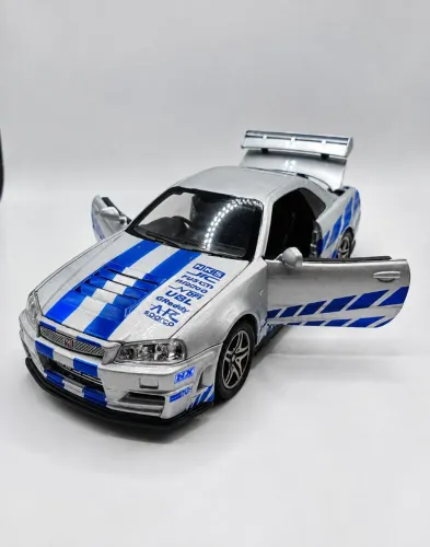 miniatura skyline R34 - ascende os faróis e abre as portas