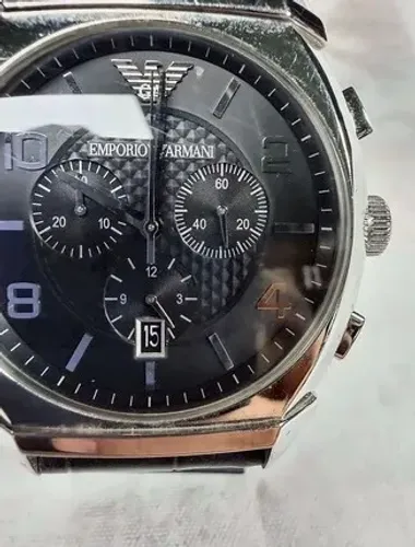 Relógio Emporio Armani Classic Chronograph AR0347 Tonneau 42mm