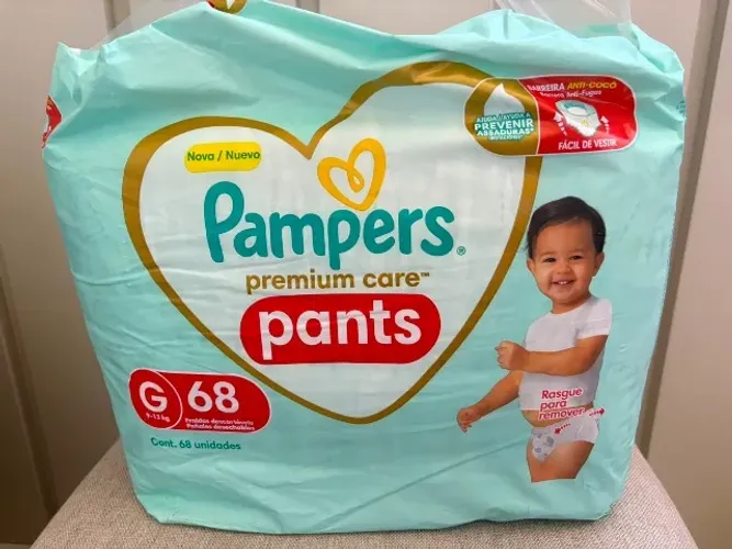 Fralda Pampers Pants Premium Care G