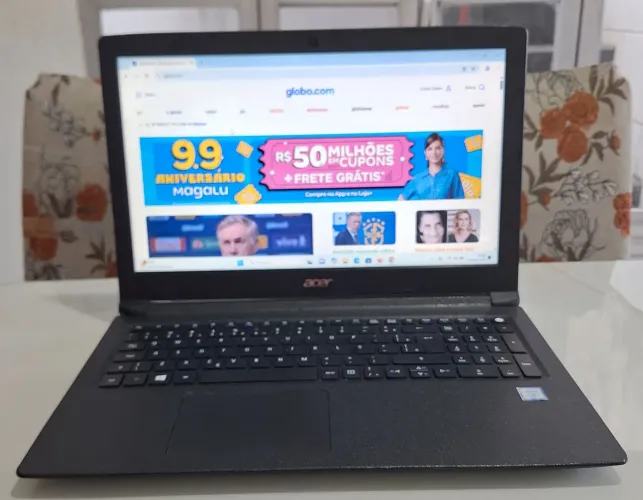 Notebook Intel core i5 ssd 128GB 8GB de memória ram Windows 11 64bits pacote office!